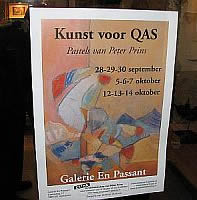 Kunst voor QAS - tentoonstelling van Peter Prins ten goede van QAS