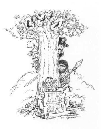 Bosschaerts genealogy karikatuur door Jan Bosschaert