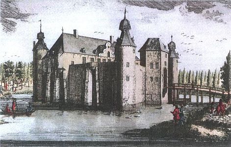 Kasteel van Vorselaar - gravure 1705 van Erfinger